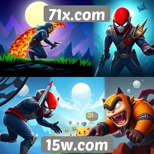 Comparativo entre jogos populares disponíveis no 71x.com